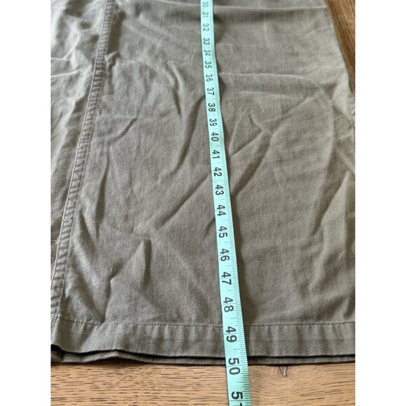 Christopher & Banks Olive Green Midi Dress - Picture 4 of 13